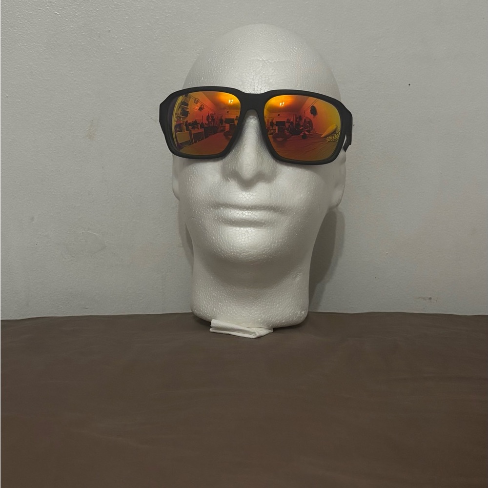 Armani Exchange Black Sunglasses with Orange Lenses